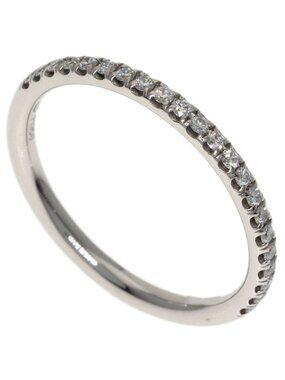 Harry Winston Micropave Half Eternity Diamond Ring